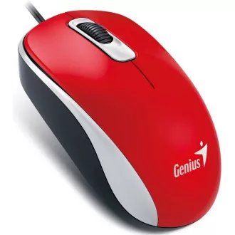 GENIUS myš DX-110, drátová, 1000 dpi, USB, červená