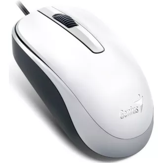GENIUS myš DX-120, drátová, 1200 dpi, USB, bílá
