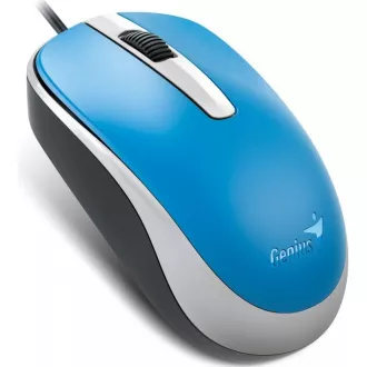 GENIUS myš DX-120, drátová, 1200 dpi, USB, modrá