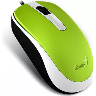 GENIUS myš DX-120, drátová, 1200 dpi, USB, zelená