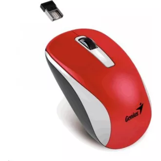 GENIUS myš NX-7010 WhiteRed Metallic/ 1200 dpi/ Blue-Eye senzor/ bezdrátová/ červená GENIUS myš NX-7010 WhiteRed Metallic/ 1200 dpi/ Blue-Eye senzor/ bezdrátová/ červená