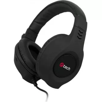 C-TECH herní sluchátka s mikrofonem NEMESIS V2 (GHS-14U-B), USB, casual gaming, černá