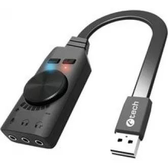 C-TECH Zvuková karta SC-7Q, 7.1 surround sound, audio switch