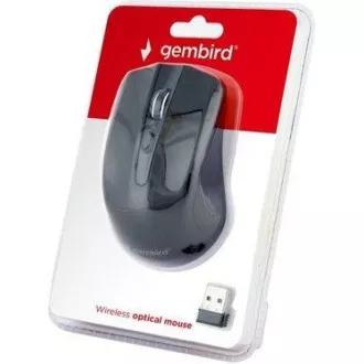 GEMBIRD myš MUSW-4B-04, černá, bezdrátová, USB nano receiver GEMBIRD myš MUSW-4B-04, černá, bezdrátová, USB nano receiver
