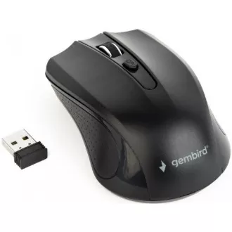GEMBIRD myš MUSW-4B-04, černá, bezdrátová, USB nano receiver GEMBIRD myš MUSW-4B-04, černá, bezdrátová, USB nano receiver