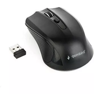 GEMBIRD myš MUSW-4B-04, černá, bezdrátová, USB nano receiver GEMBIRD myš MUSW-4B-04, černá, bezdrátová, USB nano receiver
