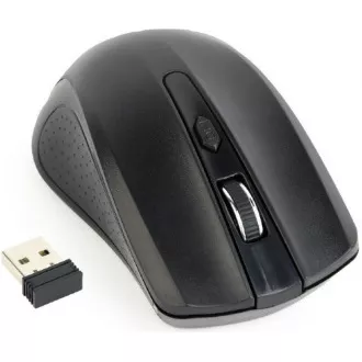 GEMBIRD myš MUSW-4B-04, černá, bezdrátová, USB nano receiver GEMBIRD myš MUSW-4B-04, černá, bezdrátová, USB nano receiver