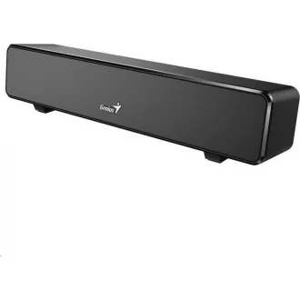 GENIUS repro USB SoundBar 100/ drátový/ 6W/ USB/ 3, 5" jack/ černý