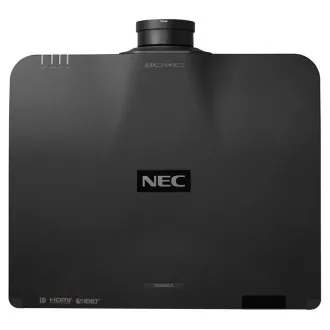 NEC projektor PA804UL- BK, 1920x1200, 7500ANSI, 3000000:1, 3D, HDMI / DP / VGA / LAN, Volitelné objektivy, Černý