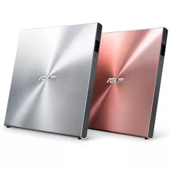 ASUS DVD SDRW-08U5S-U/SIL/G/AS, External Slim DVD-RW, silver, USB + Cyberlink Power2Go 8