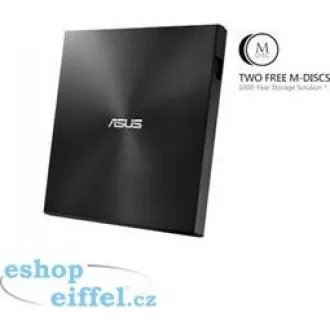 ASUS DVD Writer SDRW-08U7M-U BLACK RETAIL, External Slim DVD-RW, black, USB