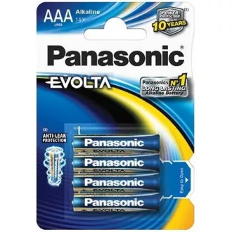 PANASONIC Alkalické baterie EVOLTA Platinum LR03EGE/4BP AAA 1, 5V (Blistr 4ks)