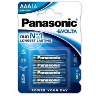 PANASONIC Alkalické baterie EVOLTA Platinum LR03EGE/4BP AAA 1, 5V (Blistr 4ks)