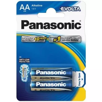 PANASONIC Alkalické baterie EVOLTA Platinum LR6EGE/2BP AA 1, 5V (Blistr 2ks)