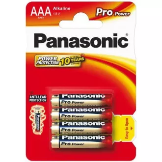 PANASONIC Alkalické baterie Pro Power LR03PPG/4BP AAA 1, 5V (Blistr 4ks)