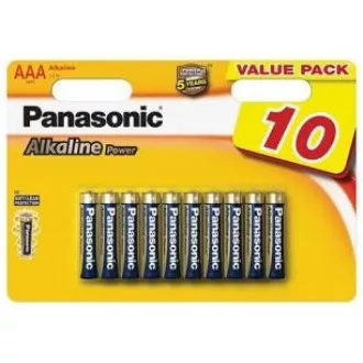PANASONIC Alkalické baterie Alkaline Power LR03APB/10BW AAA 1, 5V (Blistr 10ks)