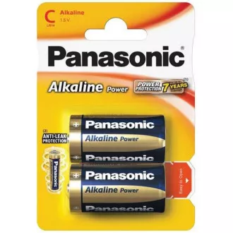 PANASONIC Alkalické baterie Alkaline Power LR14APB/2BP C 1, 5V (Blistr 2ks)