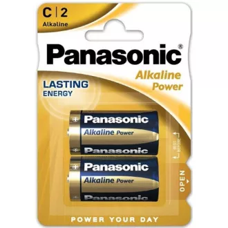 PANASONIC Alkalické baterie Alkaline Power LR14APB/2BP C 1, 5V (Blistr 2ks)