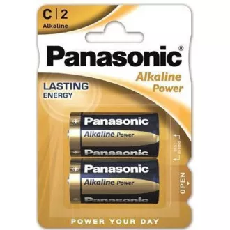 PANASONIC Alkalické baterie Alkaline Power LR14APB/2BP C 1, 5V (Blistr 2ks)