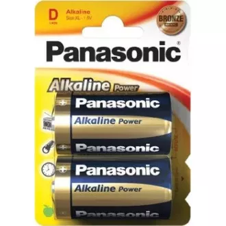 PANASONIC Alkalické baterie Alkaline Power LR20APB/2BP D 1, 5V (Blistr 2ks)