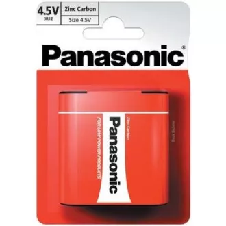 PANASONIC Zinkouhlíkové baterie Red Zinc 3R12RZ/1BP Plochá 4, 5V (Blistr 1ks)
