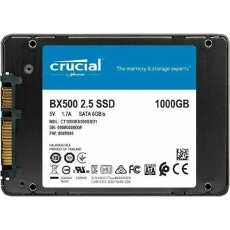 Crucial SSD BX500, 1000GB, SATA III 7mm, 2, 5"