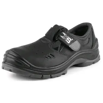 Obuv sandál CXS SAFETY STEEL IRON S1, černý, vel. 46