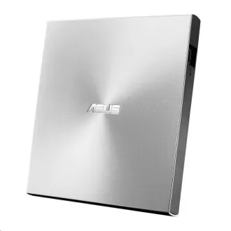 ASUS DVD ZenDrive SDRW-08U8M-U SILVER, External Slim DVD-RW, stříbrná
