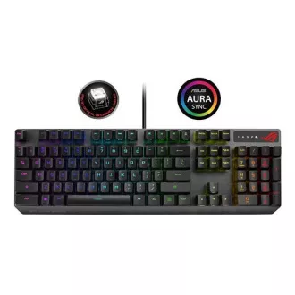 ASUS klávesnice ROG STRIX SCOPE RX, mechanická, CZ/SK, černá