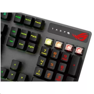 ASUS klávesnice ROG STRIX SCOPE RX, mechanická, CZ/SK, černá