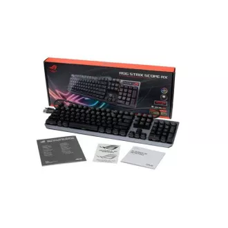 ASUS klávesnice ROG STRIX SCOPE RX, mechanická, CZ/SK, černá