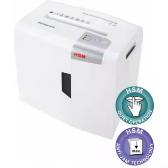 HSM skartovač ShredStar X5 White (velikost řezu 4, 5x30mm, DIN P-4 (3))