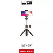 Teleskopická tyč pro selfie foto s bluetooth ovladačem WG 8/black - poskozen obal