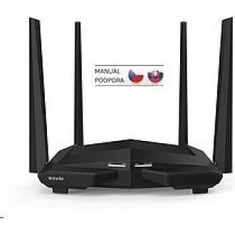 Tenda AC10 Wireless AC1200 Dual Band Router, 1x gigabit WAN, 3x gigabit LAN