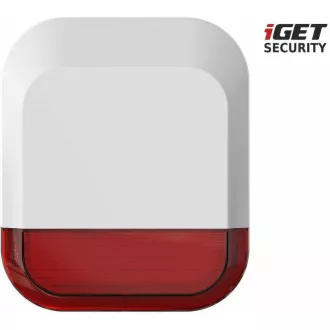 iGET SECURITY EP11 - Bezdrátová venkovní siréna pro alarm iGET SECURITY M5 iGET SECURITY EP11 - Bezdrátová venkovní siréna pro alarm iGET SECURITY M5