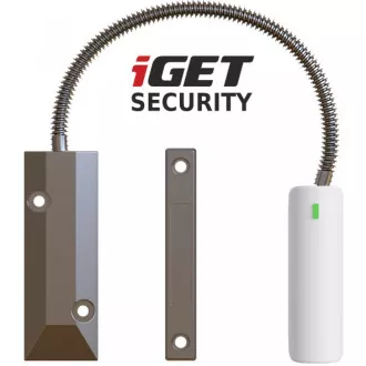 iGET SECURITY EP21 - Bezdrátový magnetický senzor pro železné dveře/okna/vrata pro alarm iGET SECURITY M5