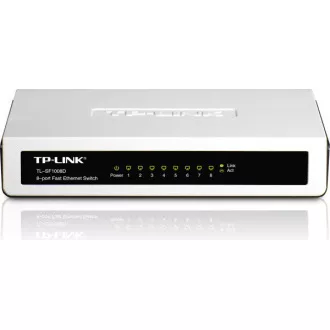 TP-Link switch TL-SF1008D (8x100Mb/s, fanless)