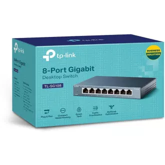 TP-Link switch TL-SG108 (8xGbE, fanless)