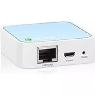 TP-Link TL-WR802N WiFi4 router (N300, 2, 4GHz, 1x100Mb/s LAN/WAN, 1xmicroUSB)