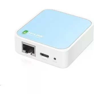 TP-Link TL-WR802N WiFi4 router (N300, 2, 4GHz, 1x100Mb/s LAN/WAN, 1xmicroUSB)