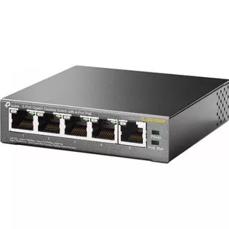 TP-Link switch TL-SG1005P (5xGbE, 4xPoE+, 65W, fanless)