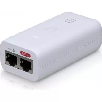UBNT U-POE-af - Gigabitový PoE Injektor 48V/ 0, 32A- bílý