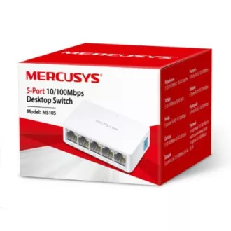 MERCUSYS switch MS105 (5x100Mb/s, fanless)