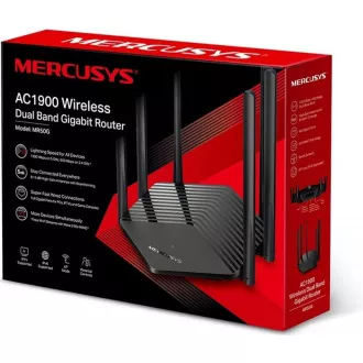 MERCUSYS MR50G EasyMesh/Aginet WiFi5 router (AC1900, 2, 4GHz/5GHz, 2xGbELAN, 1xGbEWAN)