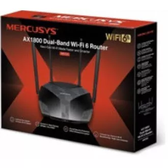 MERCUSYS MR70X Aginet WiFi6 router (AX1800, 2, 4GHz/5GHz, 3xGbELAN, 1xGbEWAN)