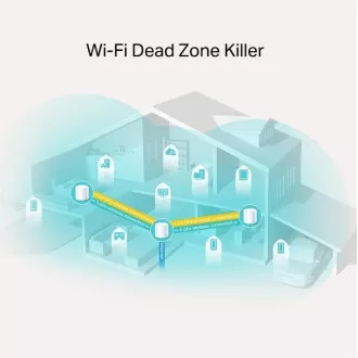 TP-Link Deco X20(2-pack) WiFi6 Mesh (AX1800, 2, 4GHz/5GHz, 2xGbELAN/WAN)