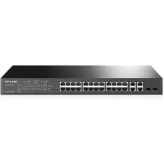 TP-Link OMADA JetStream switch TL-SL2428P (24x100Mb/s, 2xGbE, 2GbE/2xSFP combo, 24xPoE+, 250W)