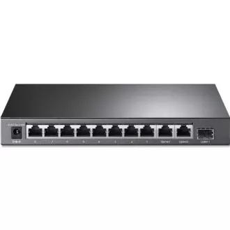 TP-Link CCTV switch TL-SL1311MP (8x100Mb/s, 2xGbE uplink, 1xSFP, 8xPoE+, 124W, fanless)