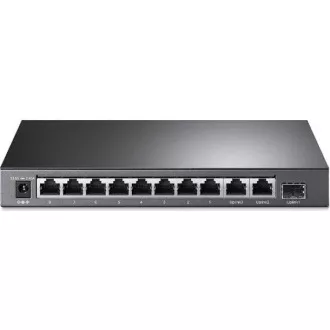 TP-Link CCTV switch TL-SL1311MP (8x100Mb/s, 2xGbE uplink, 1xSFP, 8xPoE+, 124W, fanless)