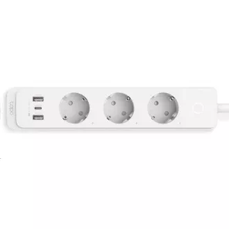 TP-Link Tapo P300(EU) chytrý WiFi prodlužovací kabel (3x230V, 2xUSB-A, 1xUSB-C, 2300W, 10A, 2, 4 GHz, BT)